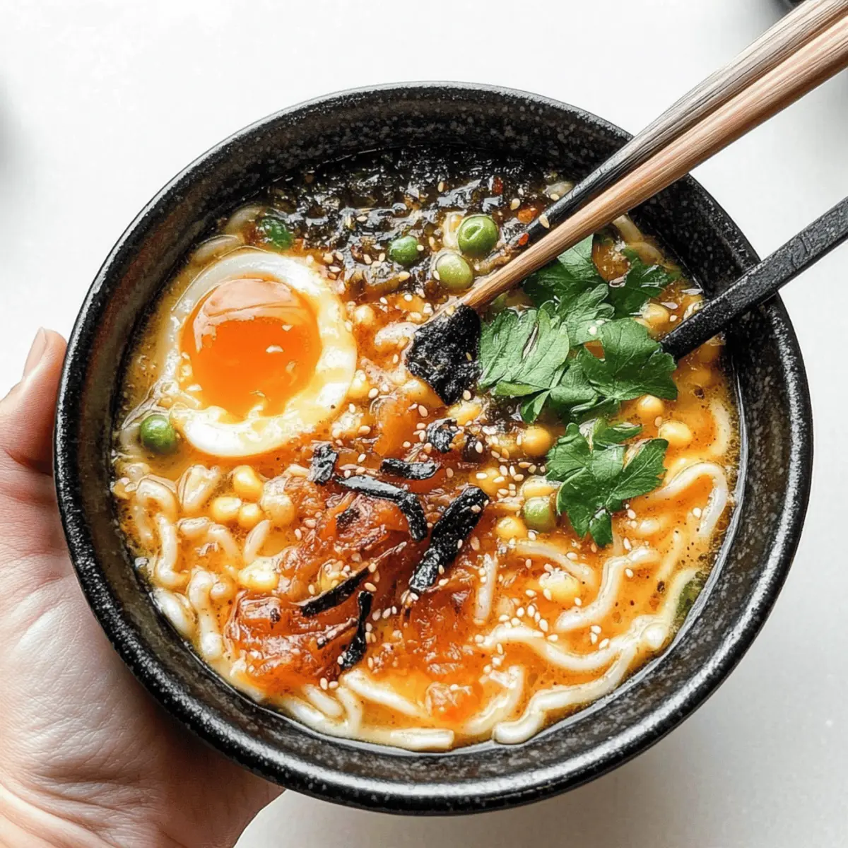 Healthy Miso Ramen with Chicken
