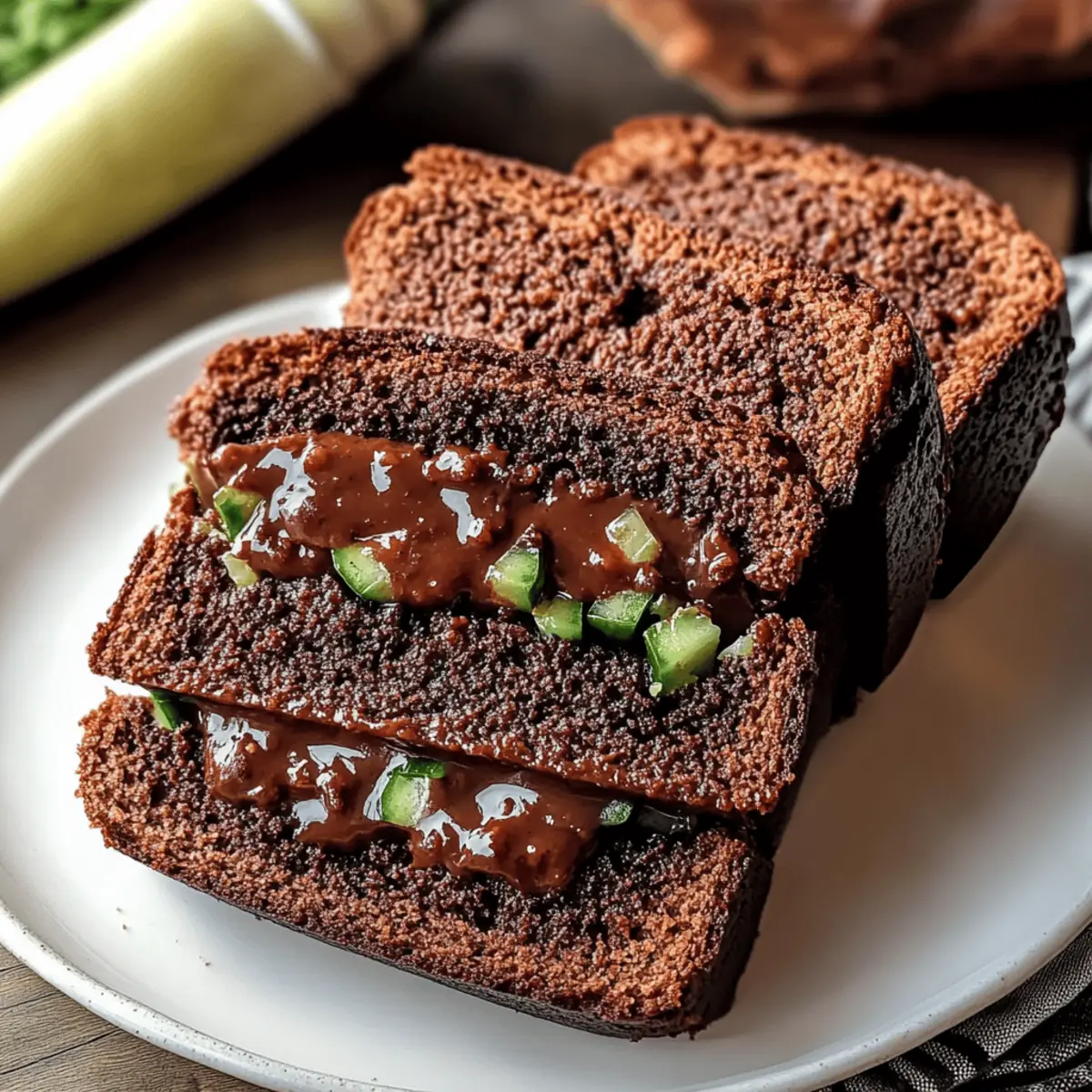 Double Chocolate Zucchini Bread