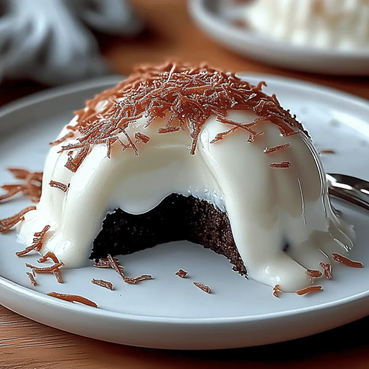 Coconut Chocolate Dome