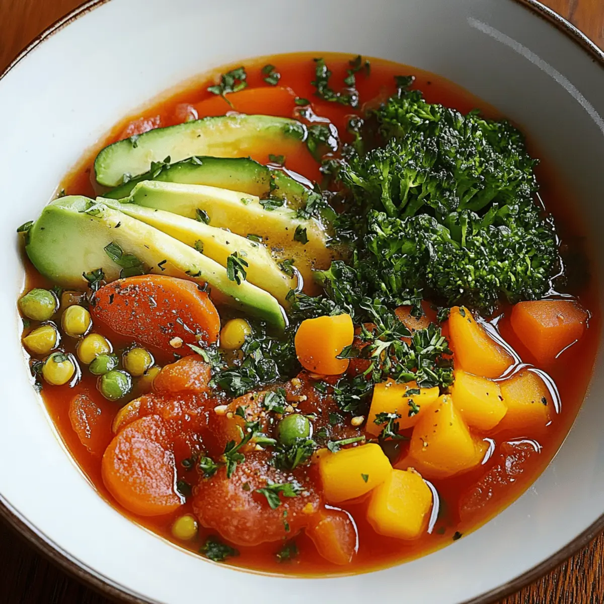 High-Protein Vegetable Soup