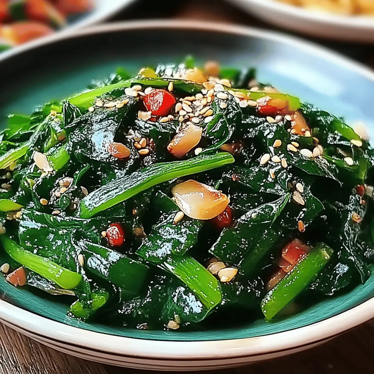 Korean Spinach Salad