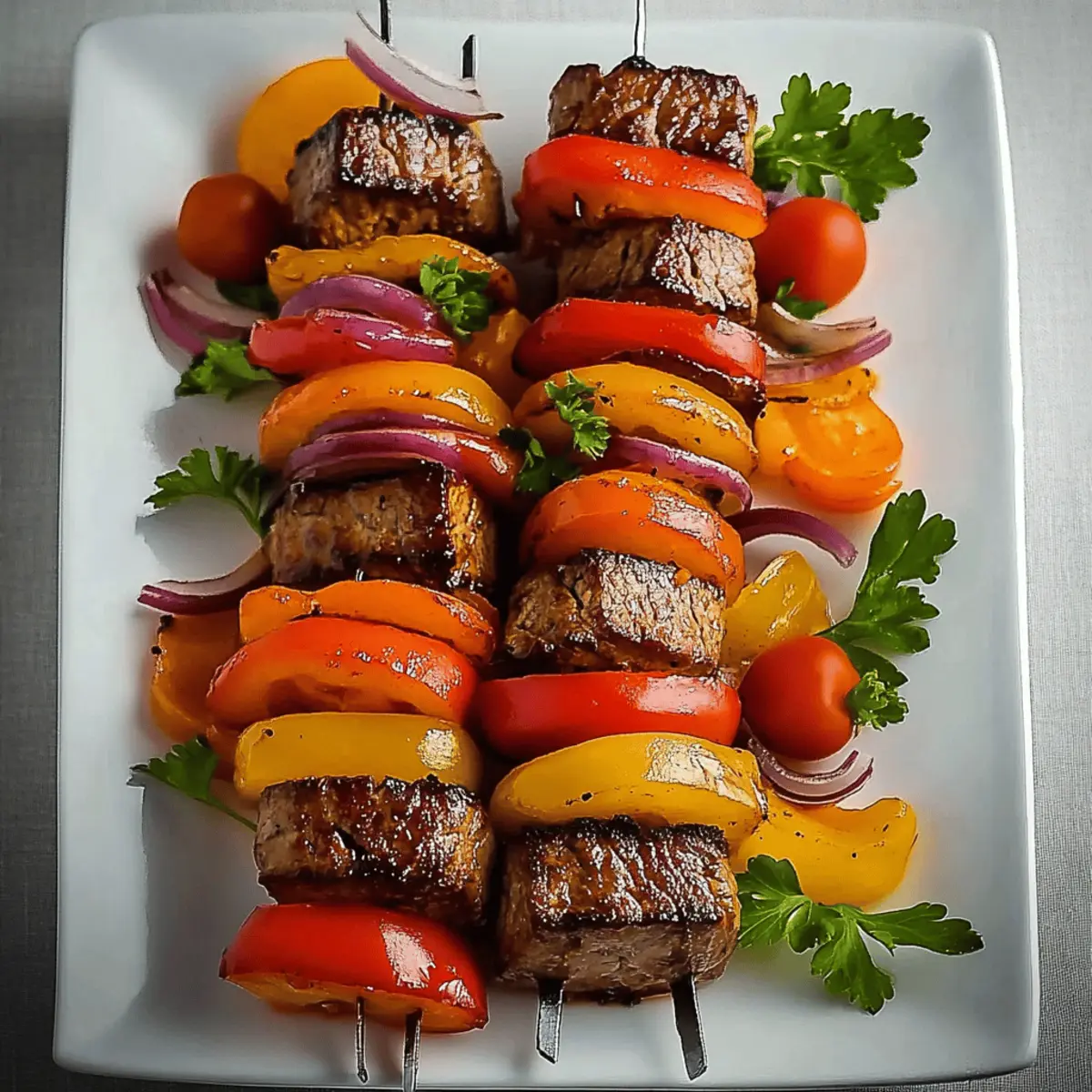Fajita Steak Kabobs