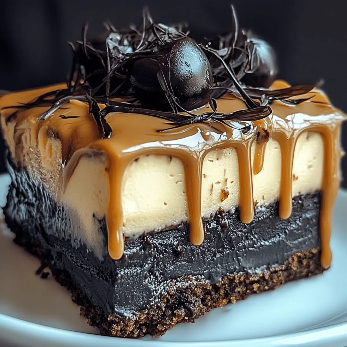 Milky Way Caramel Cheesecake Brownies