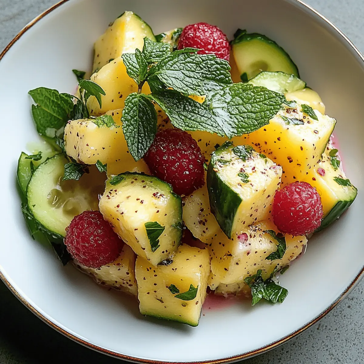 Pineapple Cucumber Salad