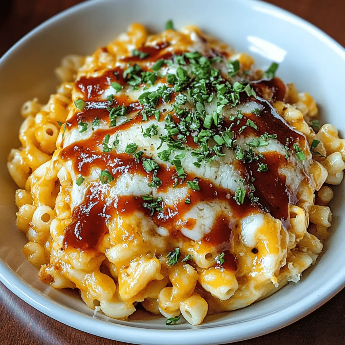 BBQ Chicken Mac and Cheese