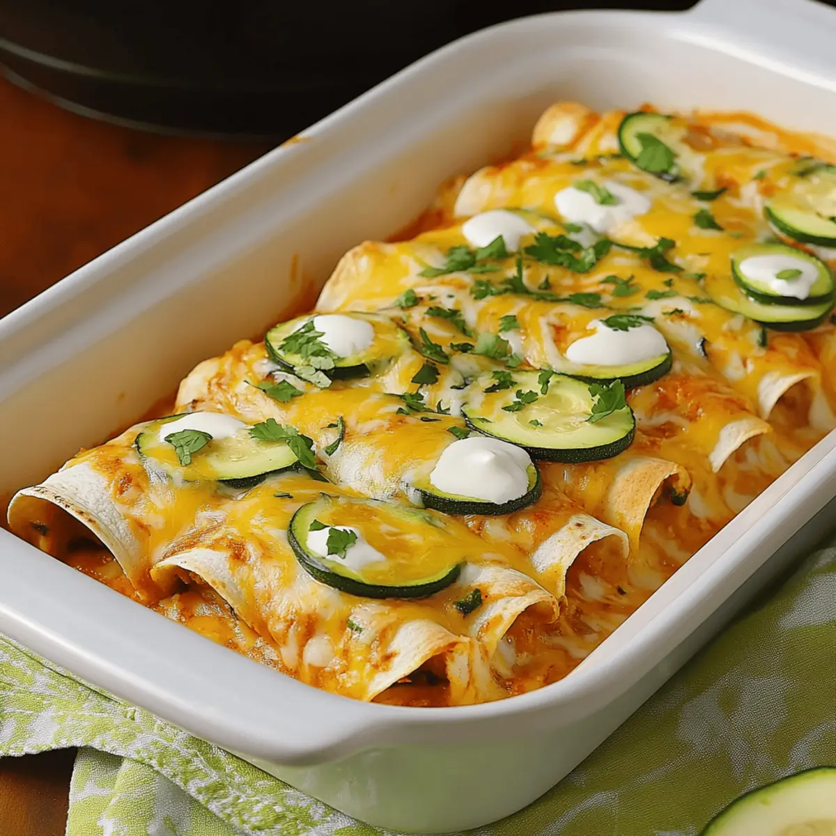 Zucchini Enchiladas