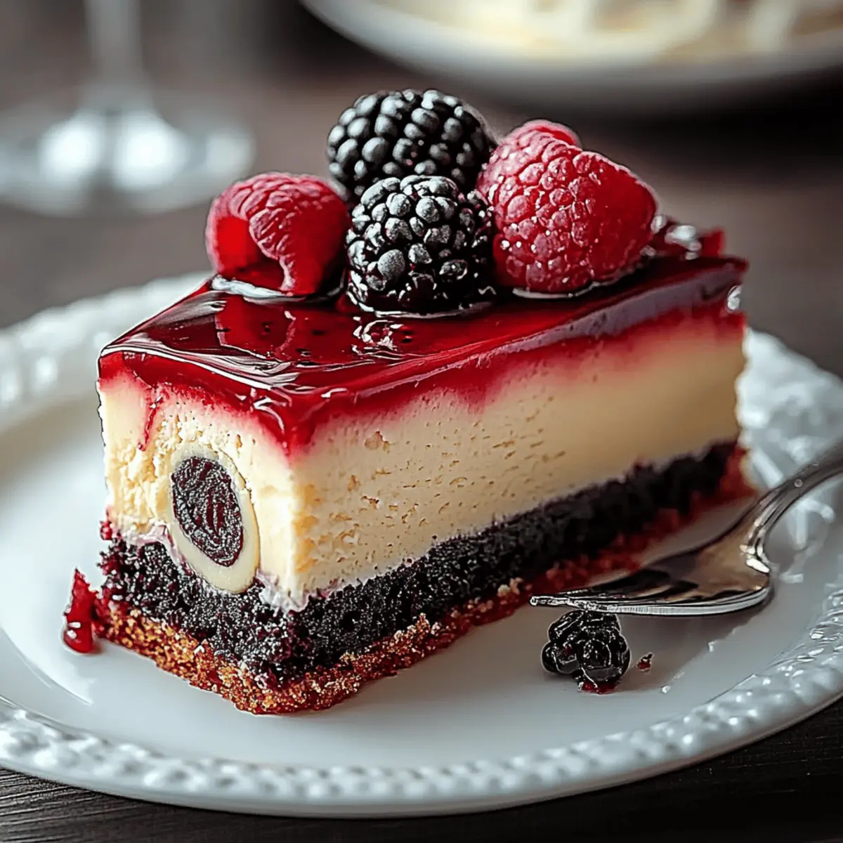 Red Velvet Oreo Cheesecake