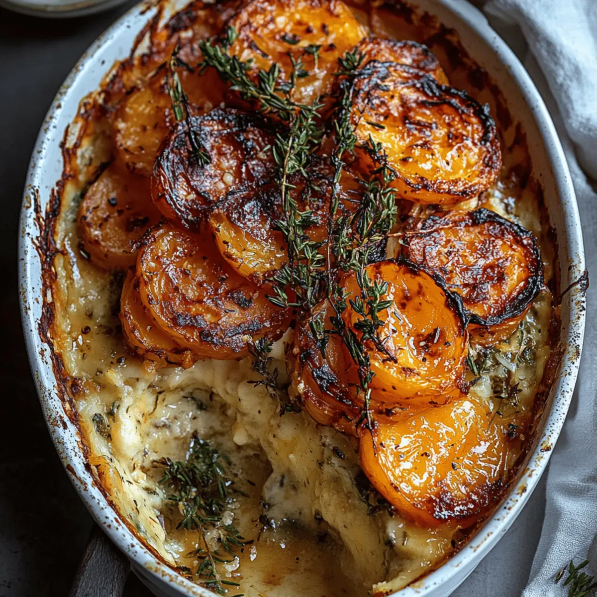 Cheesy Root Vegetable Gratin