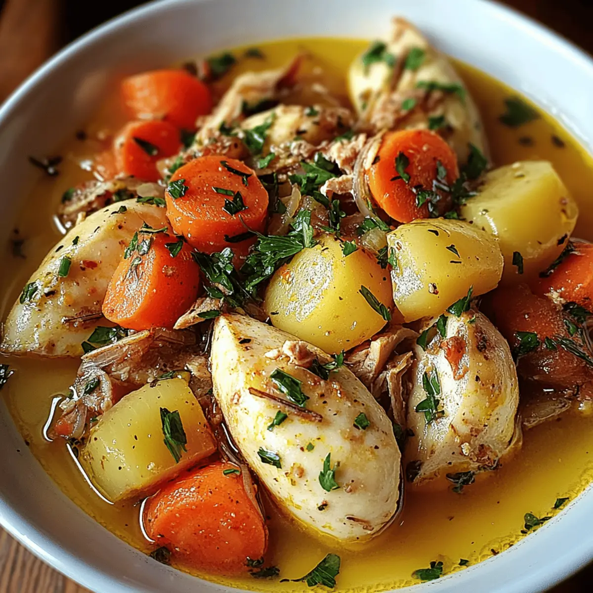 Chicken Soup with Potatoes