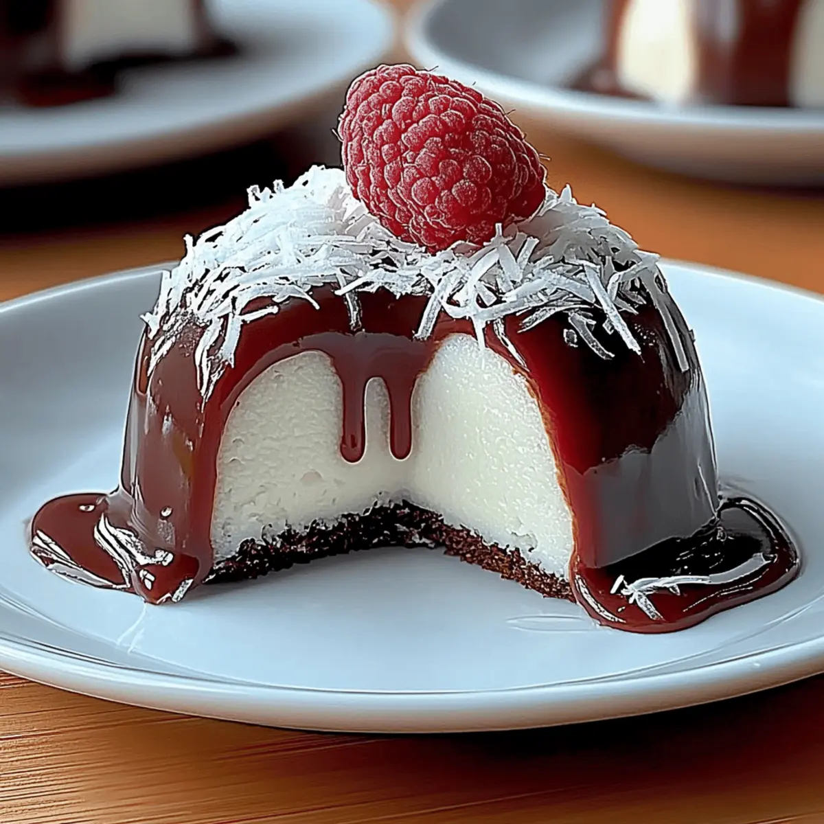Coconut Chocolate Dome