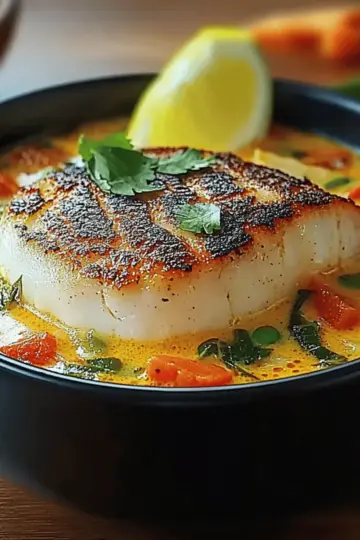 Coconut Lime Fish Soup