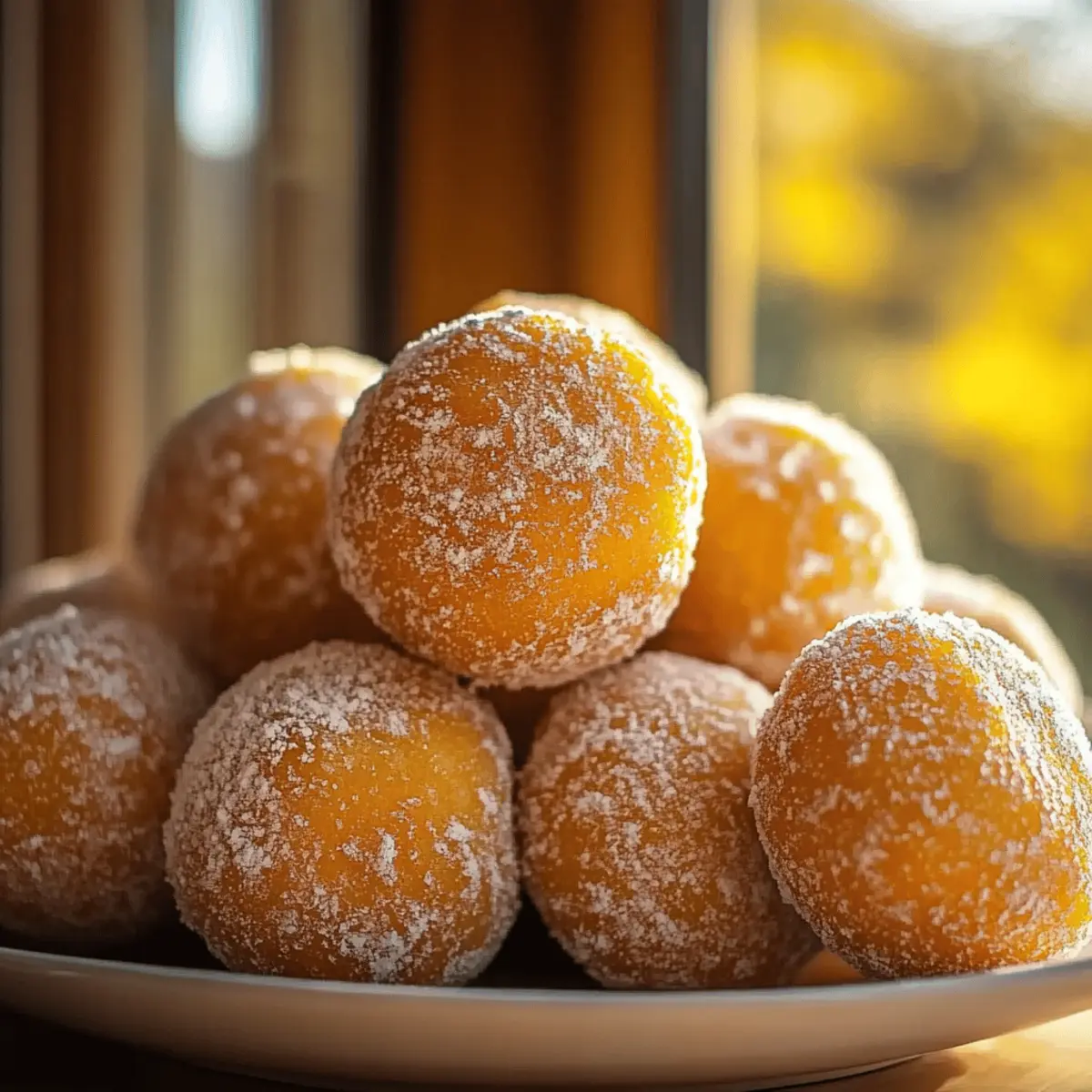 Baked Pumpkin Donut Holes