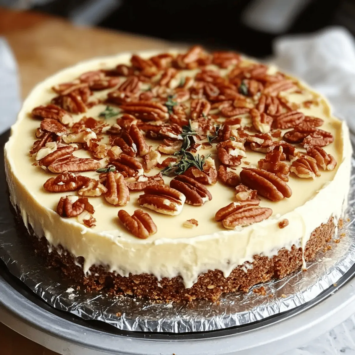 Browned Butter Pecan Cheesecake