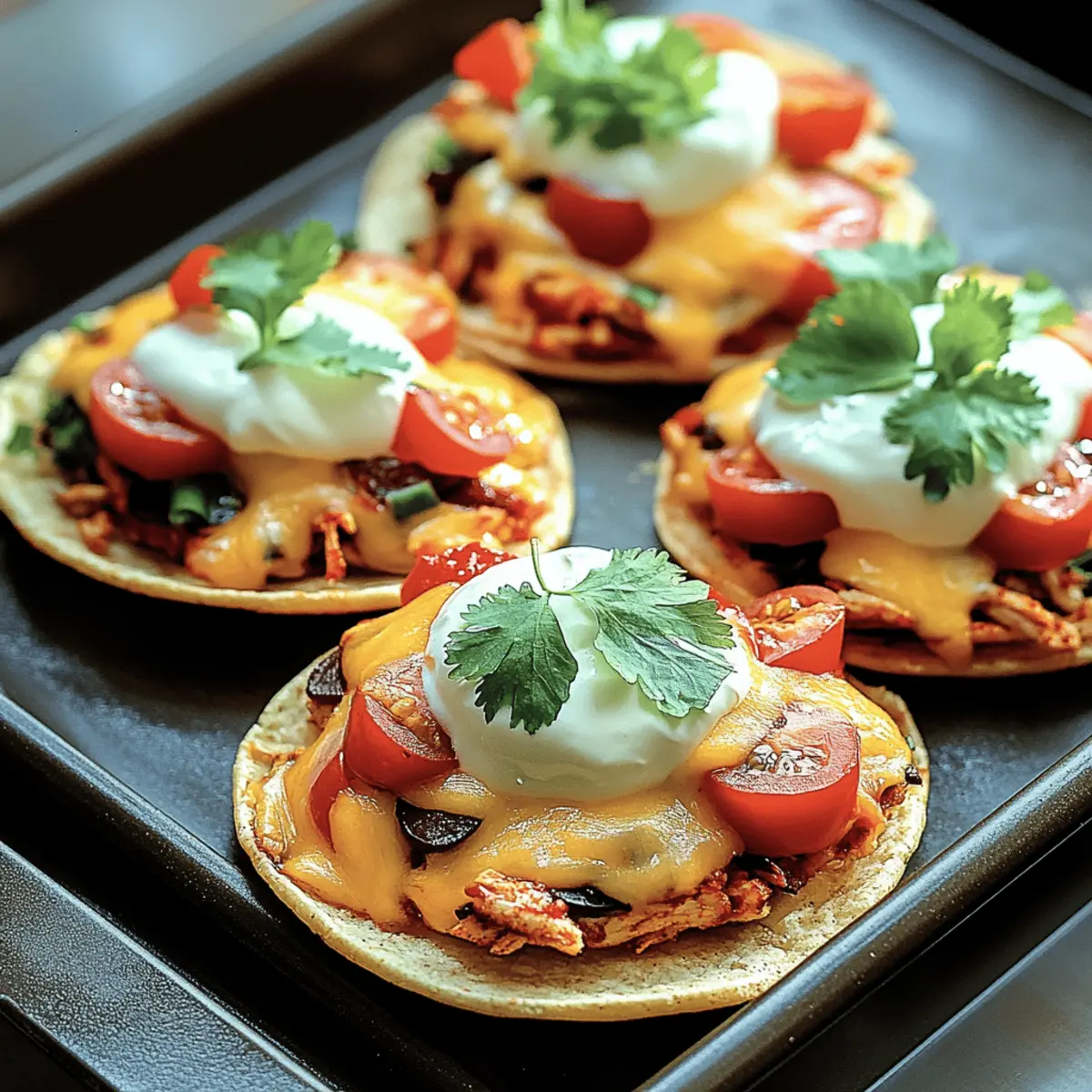 Mexican Rotisserie Chicken Tostadas