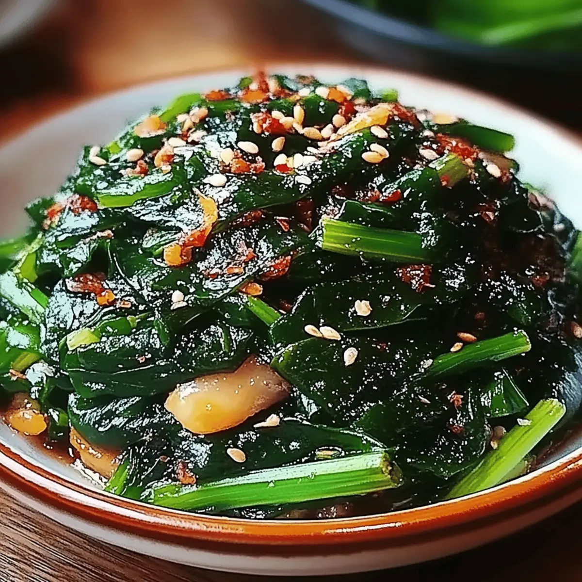 Korean Spinach Salad