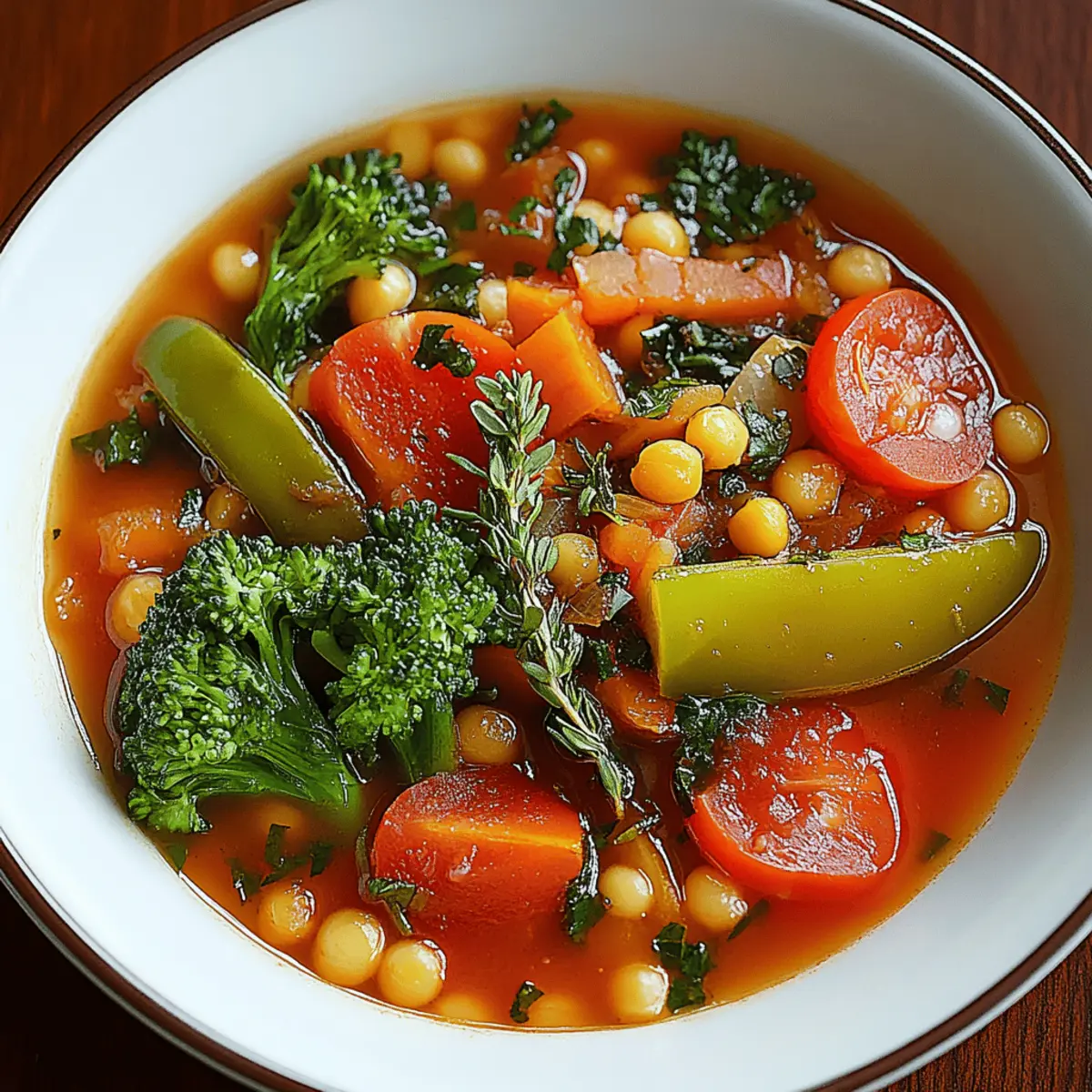 High-Protein Vegetable Soup