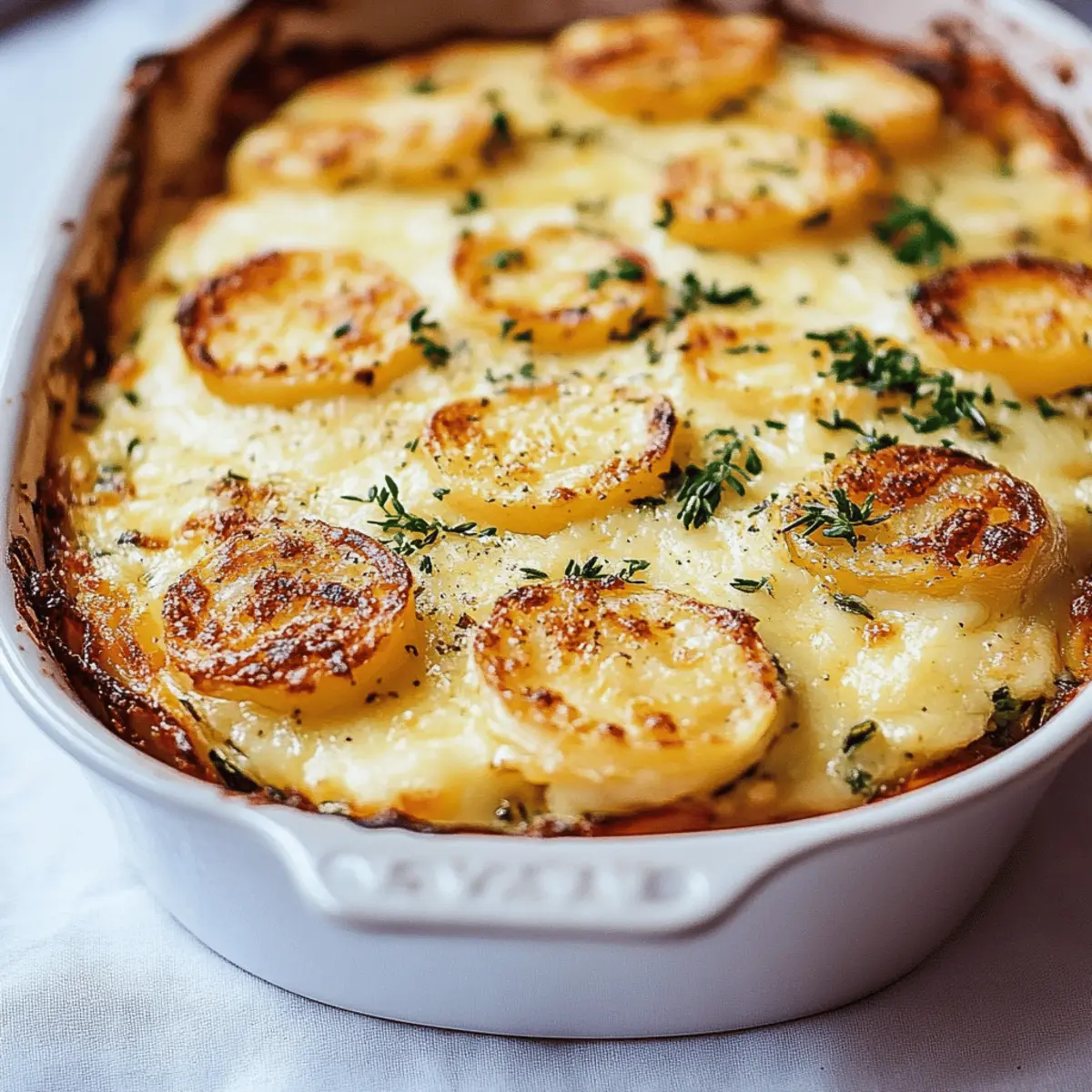Cheesy Garlic Scalloped Potatoes