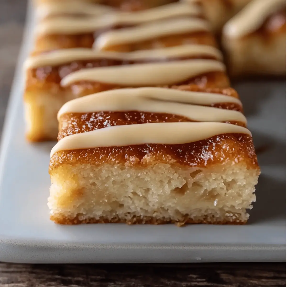 Cinnamon Roll Blondies