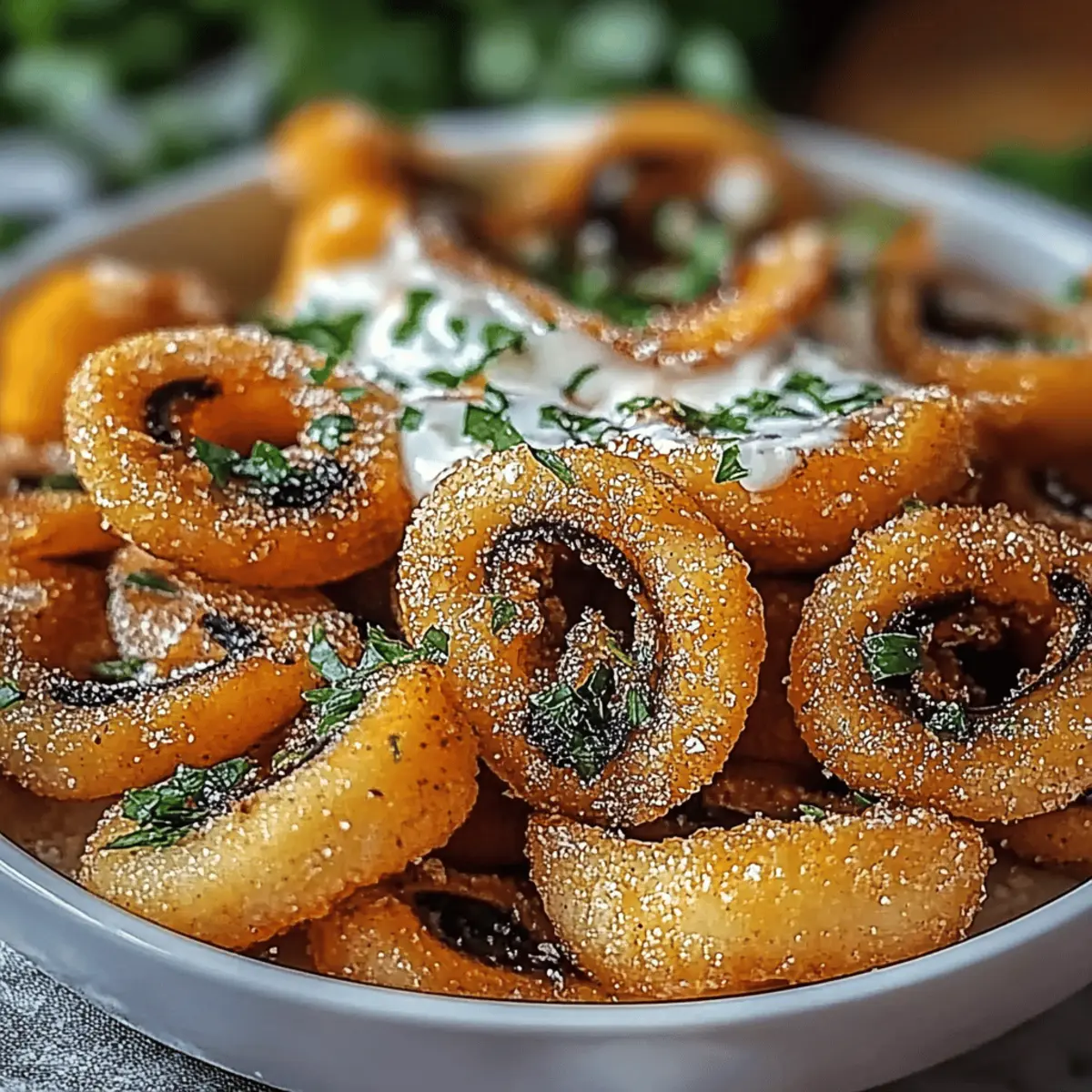 Fried Sliced Mushrooms