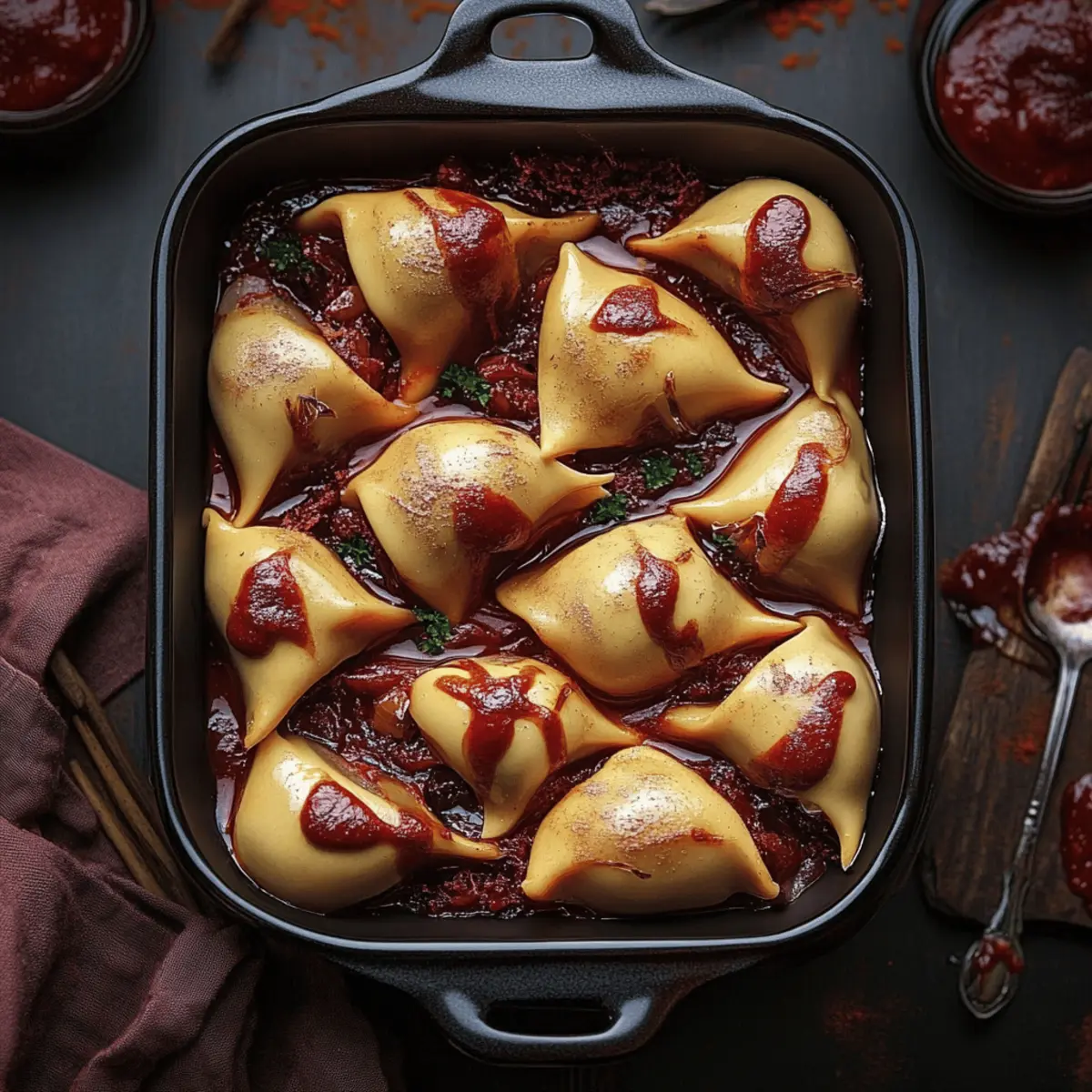 Zombie Guts Stuffed Shells