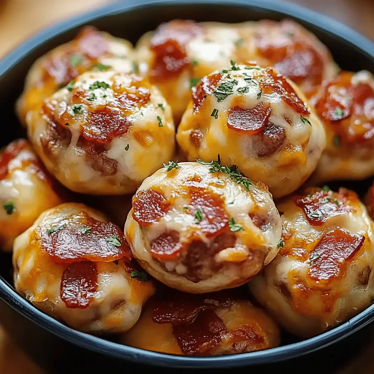 Beef Bacon & Cheddar Cheese Muffins