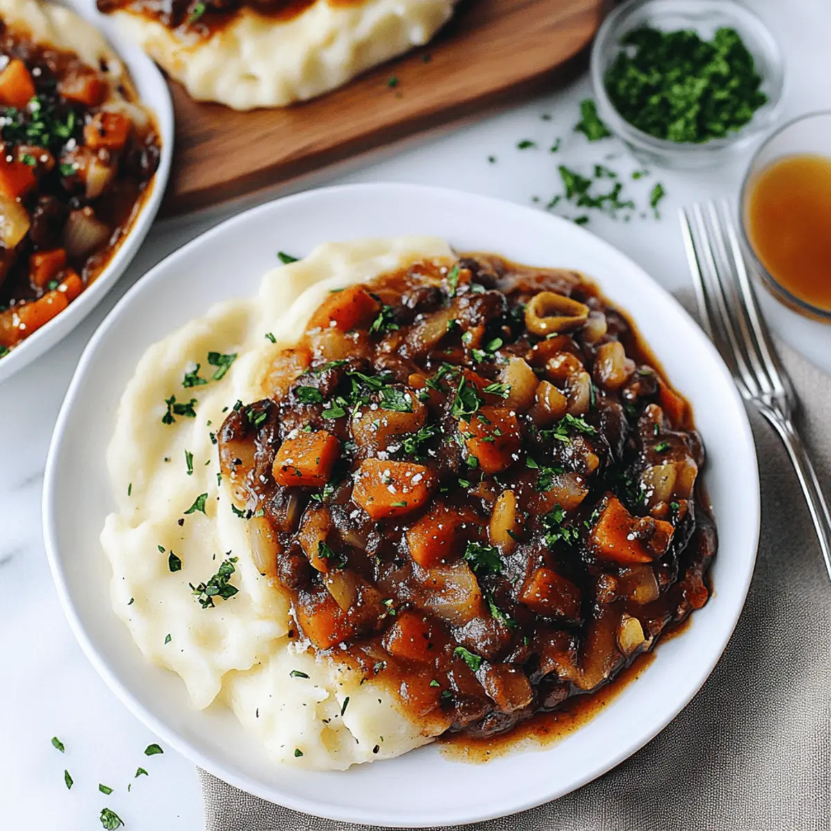 Vegan Mushroom Bourguignon
