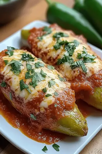 Cheesy Hatch Chile Rellenos