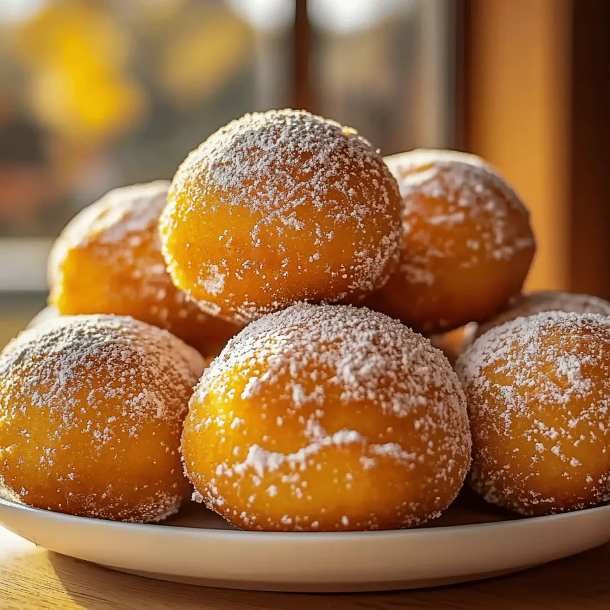 Baked Pumpkin Donut Holes