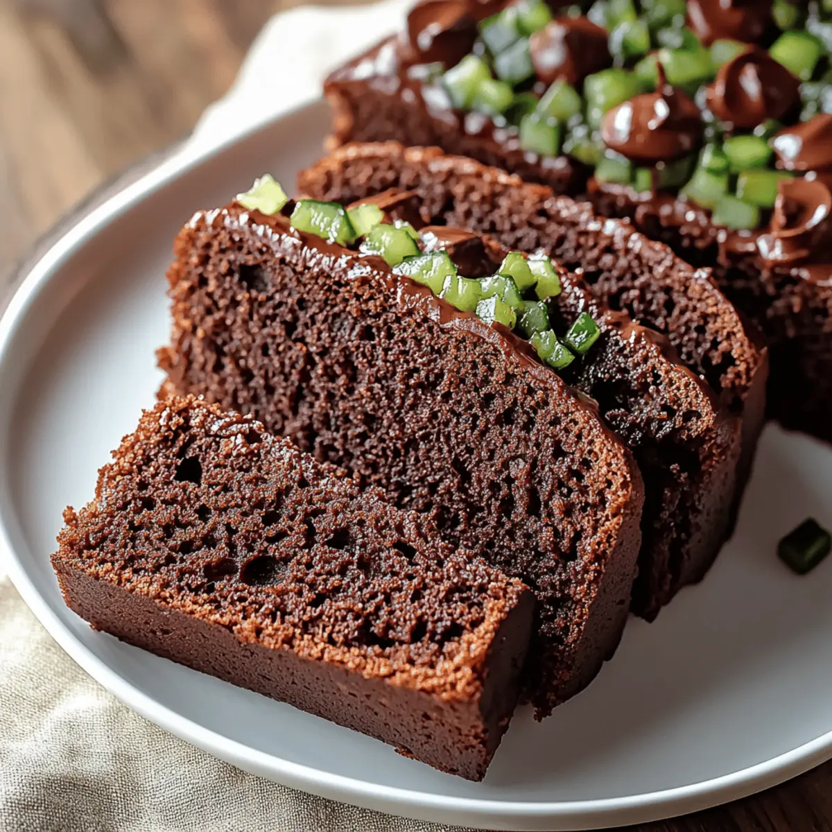 Double Chocolate Zucchini Bread