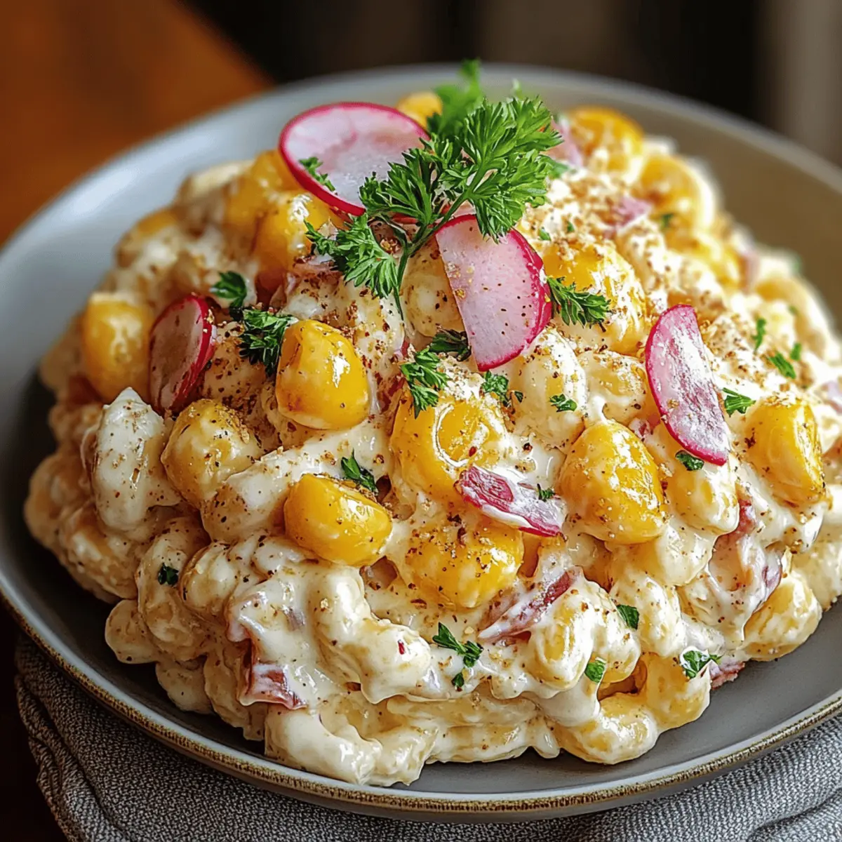 Creamy American Macaroni Salad