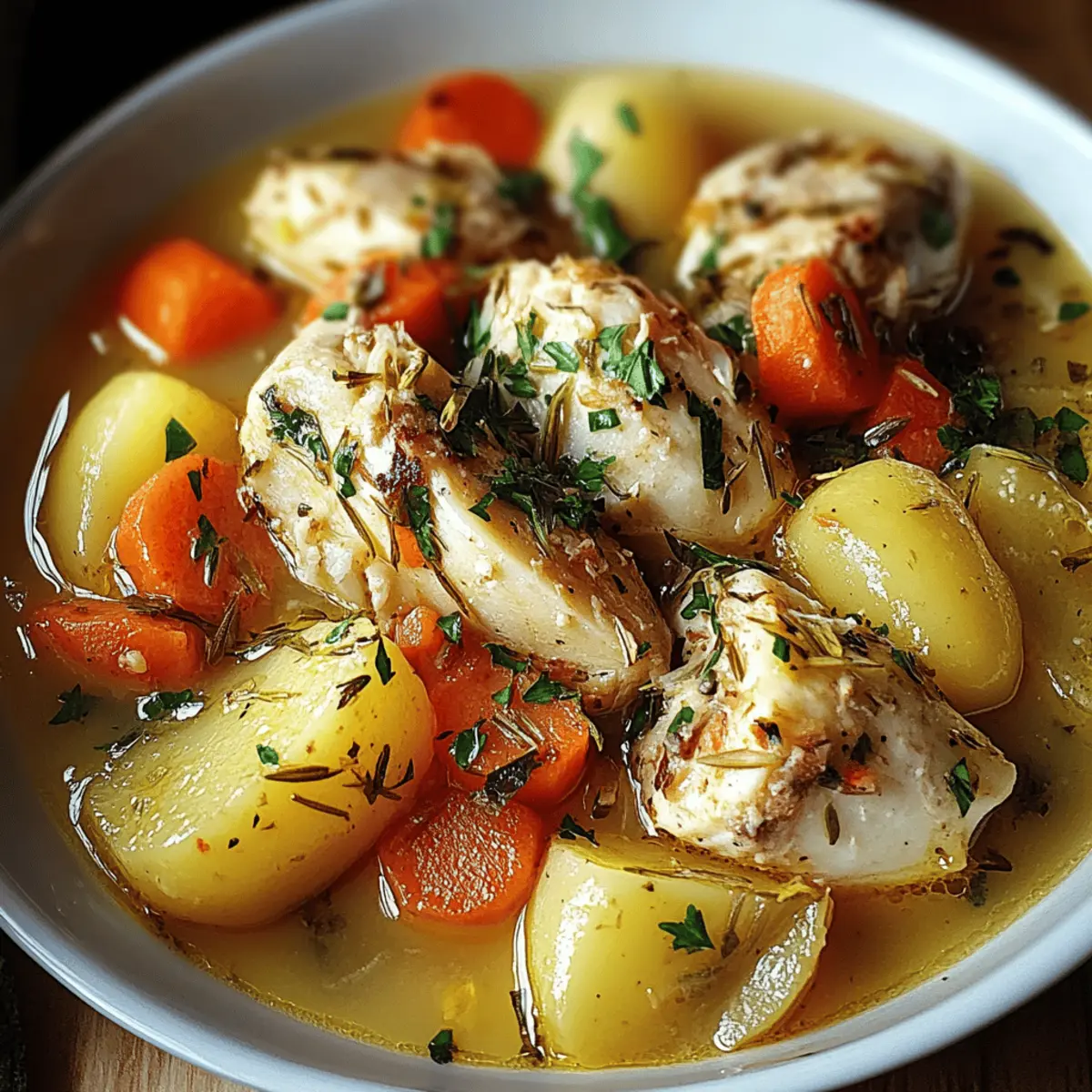 Chicken Soup with Potatoes