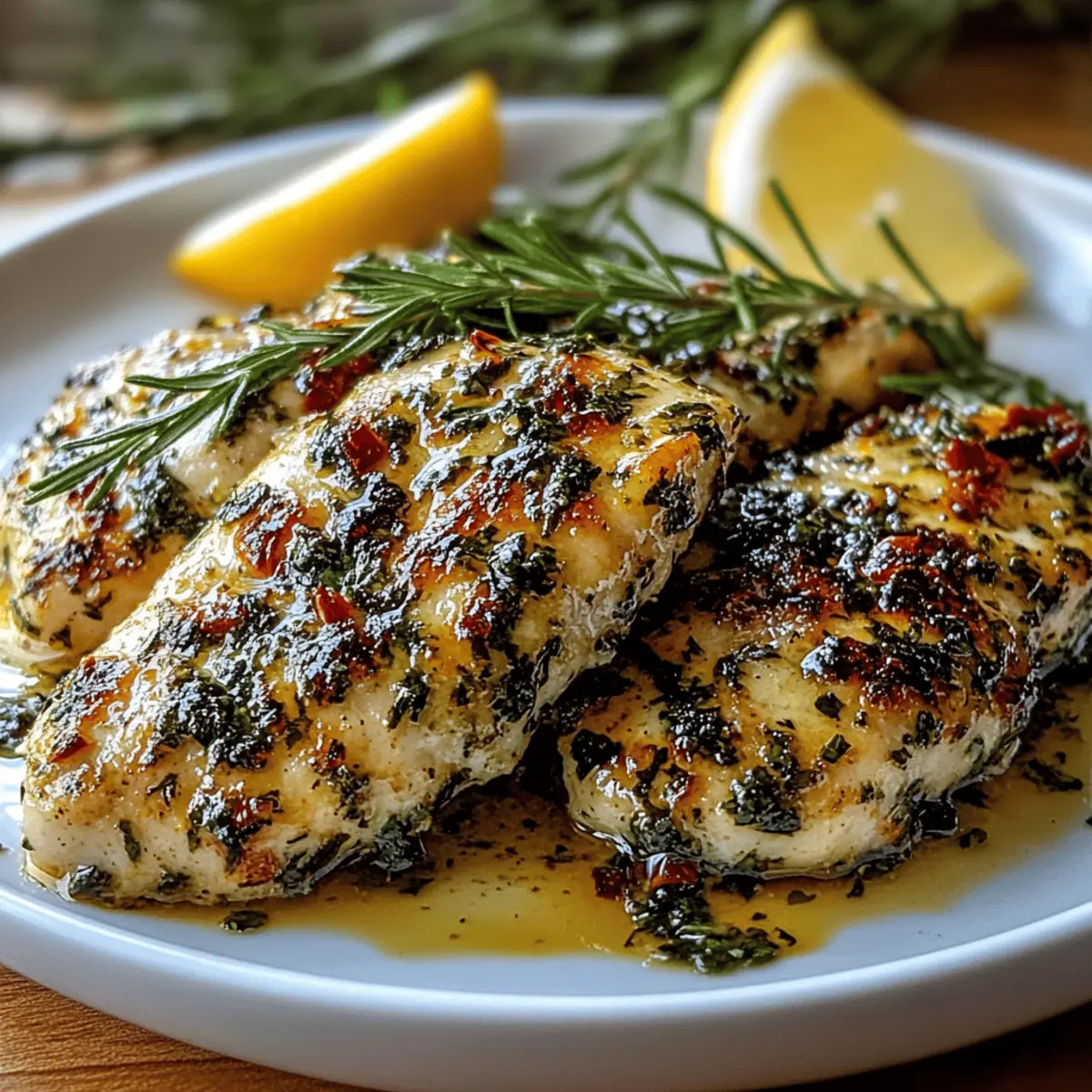 Mediterranean Herb Crusted Grilled Chicken