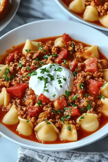 Slow Cooker Lasagna Soup