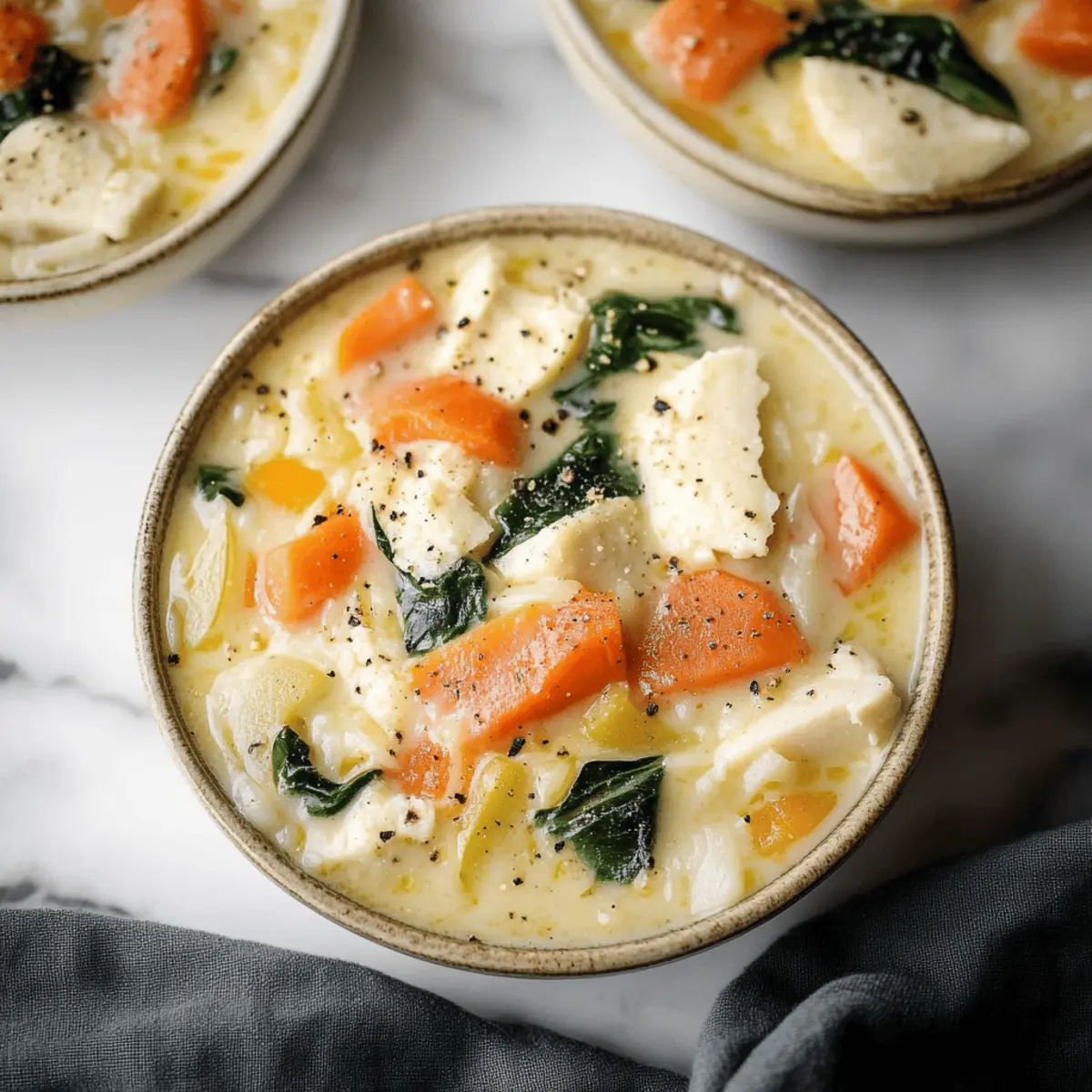 Creamy Turkey Orzo Soup