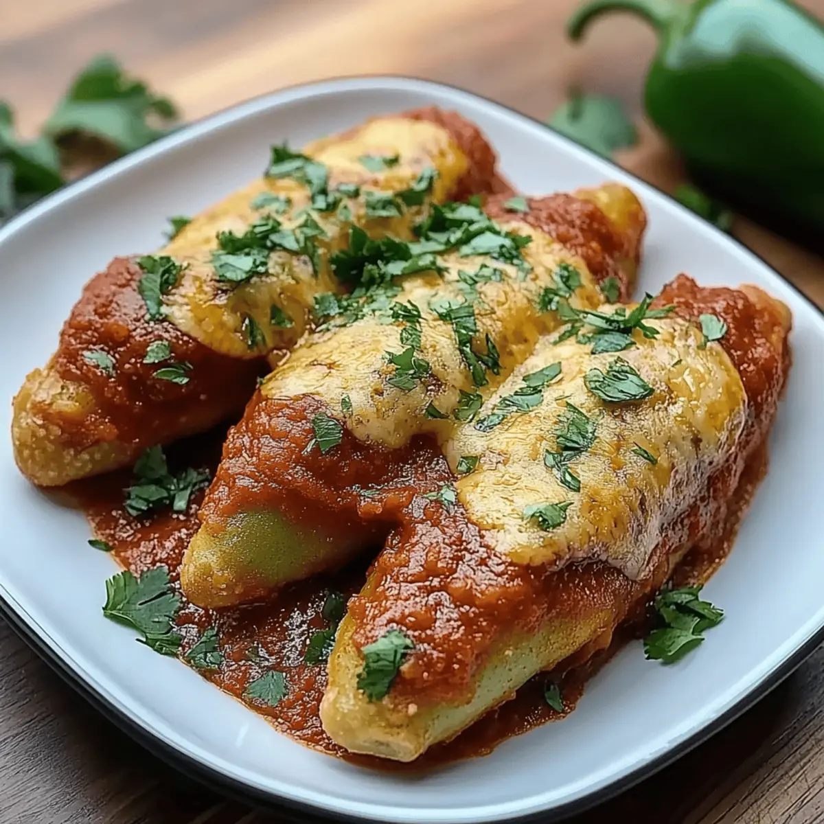 Cheesy Hatch Chile Rellenos