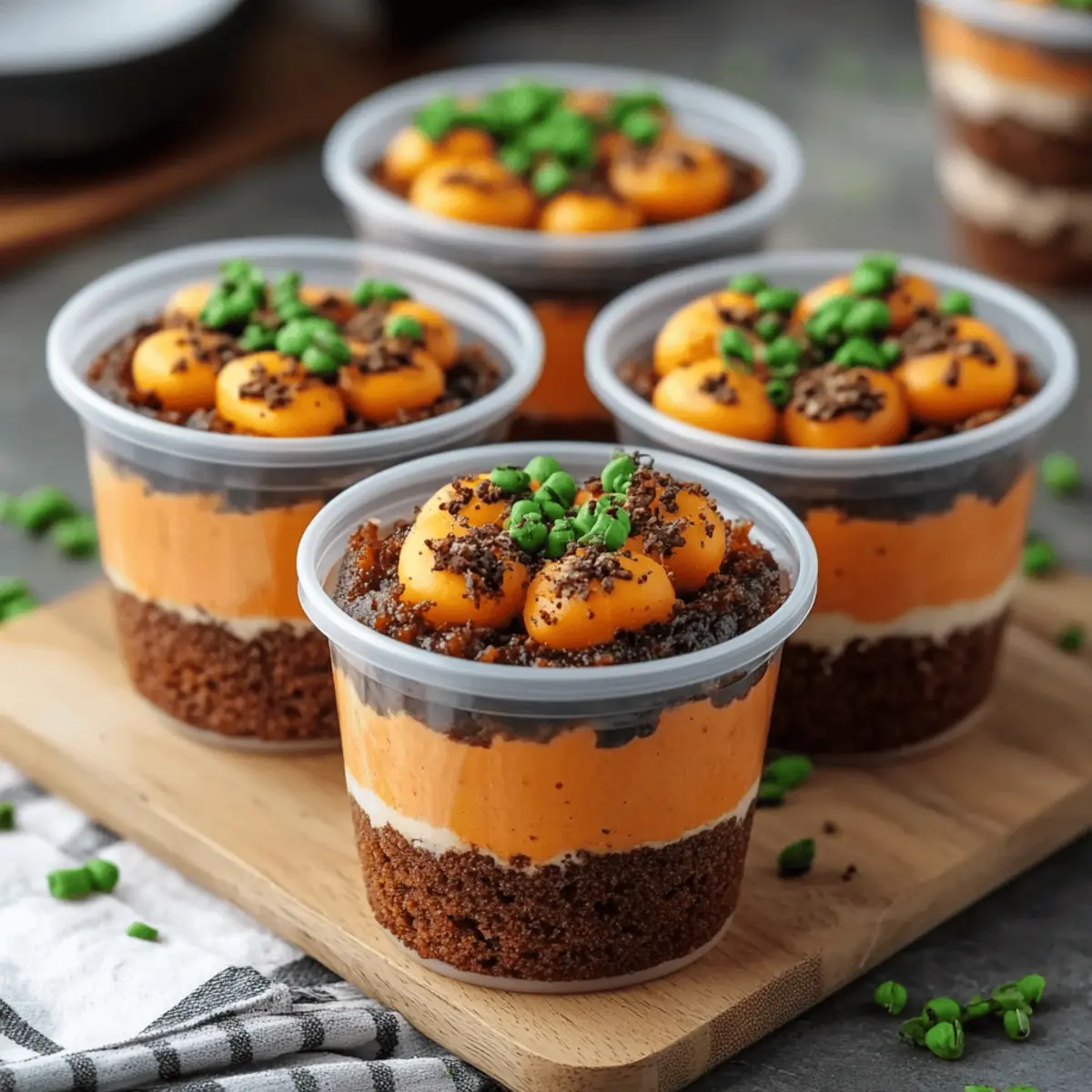 Pumpkin Patch Dirt Cups