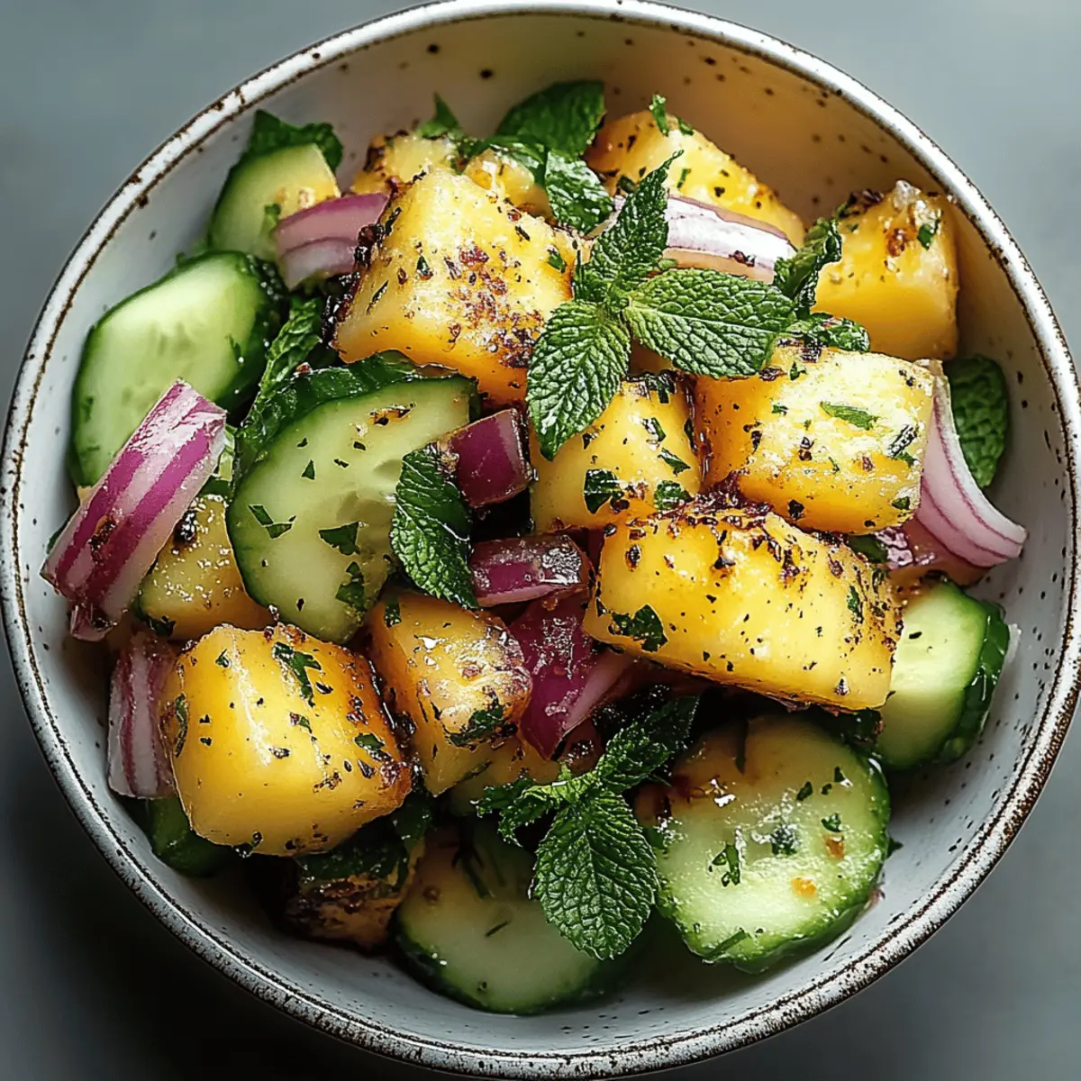 Pineapple Cucumber Salad