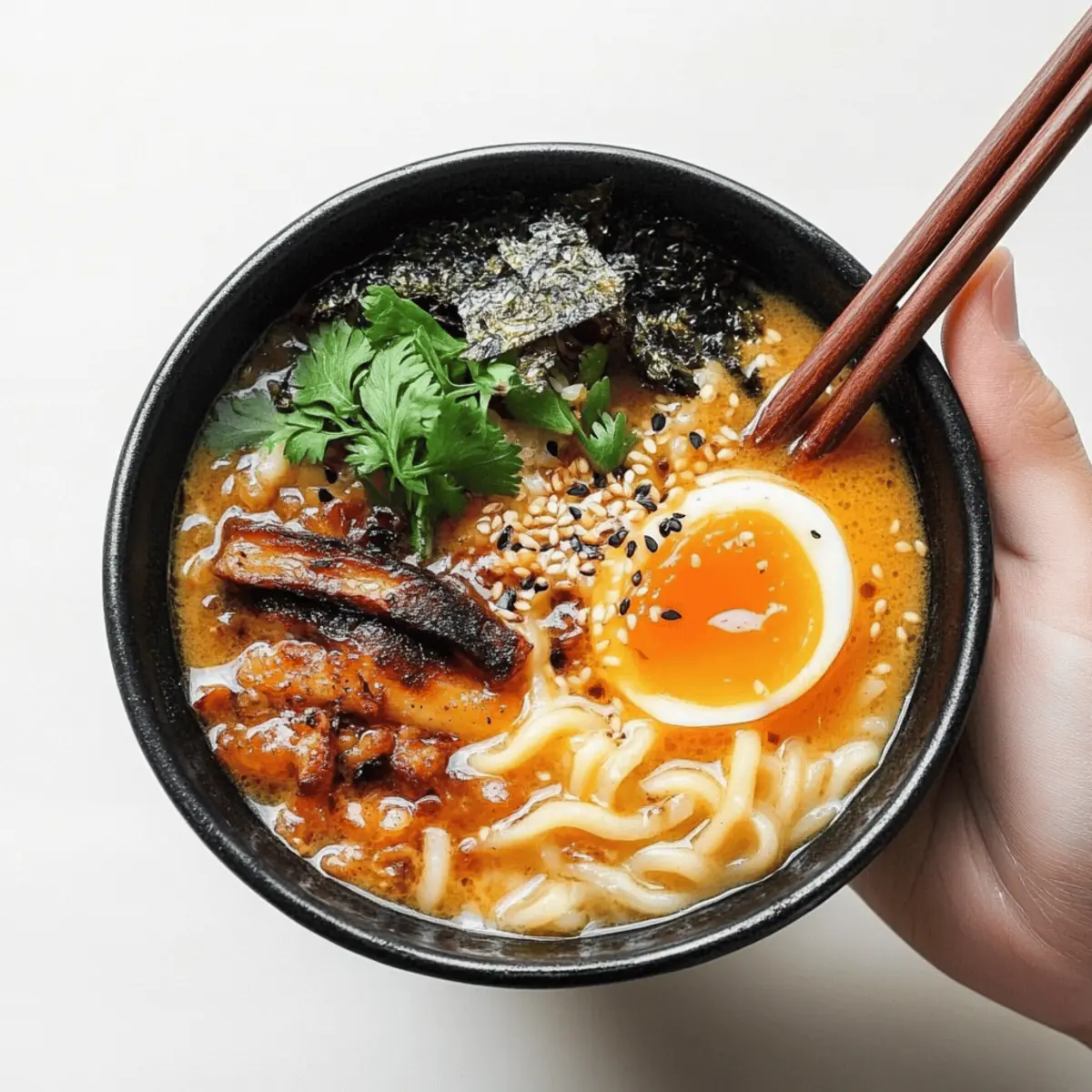Healthy Miso Ramen with Chicken