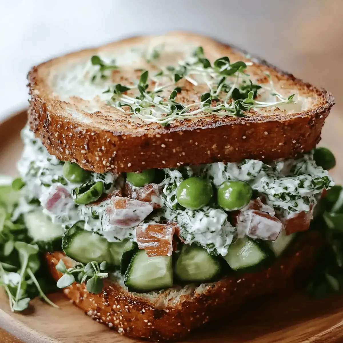 Cucumber Salad Sandwiches