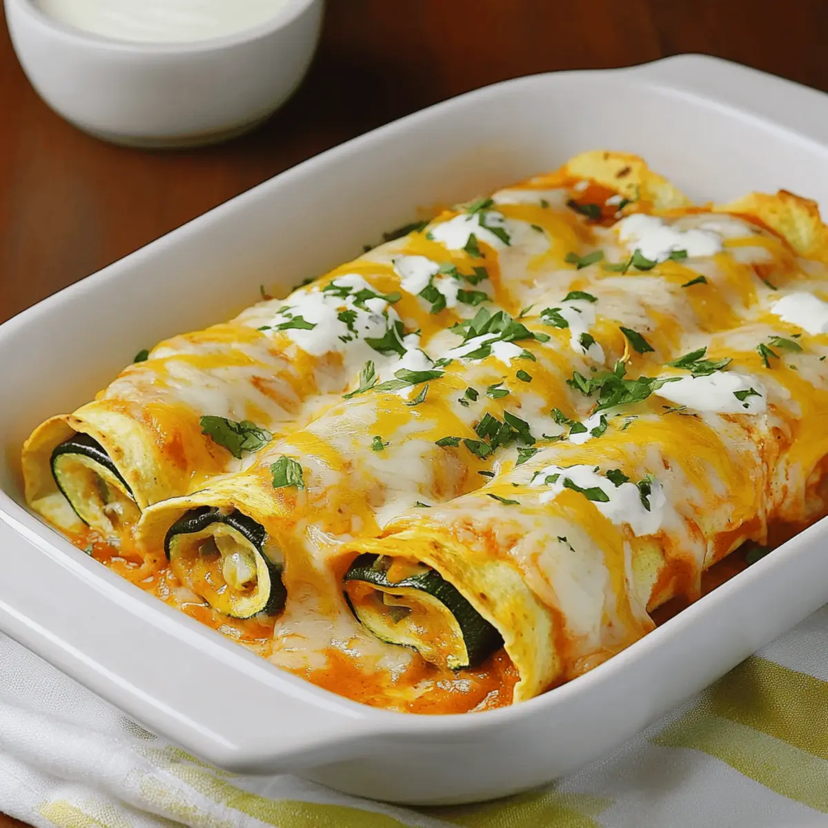 Zucchini Enchiladas