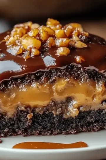 Chocolate Caramel Dump Cake