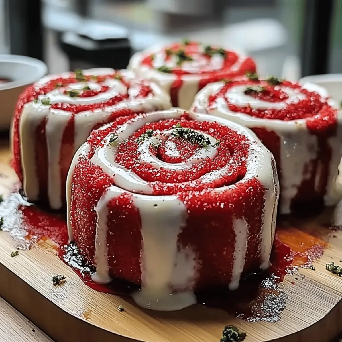 Red Velvet Cinnamon Rolls