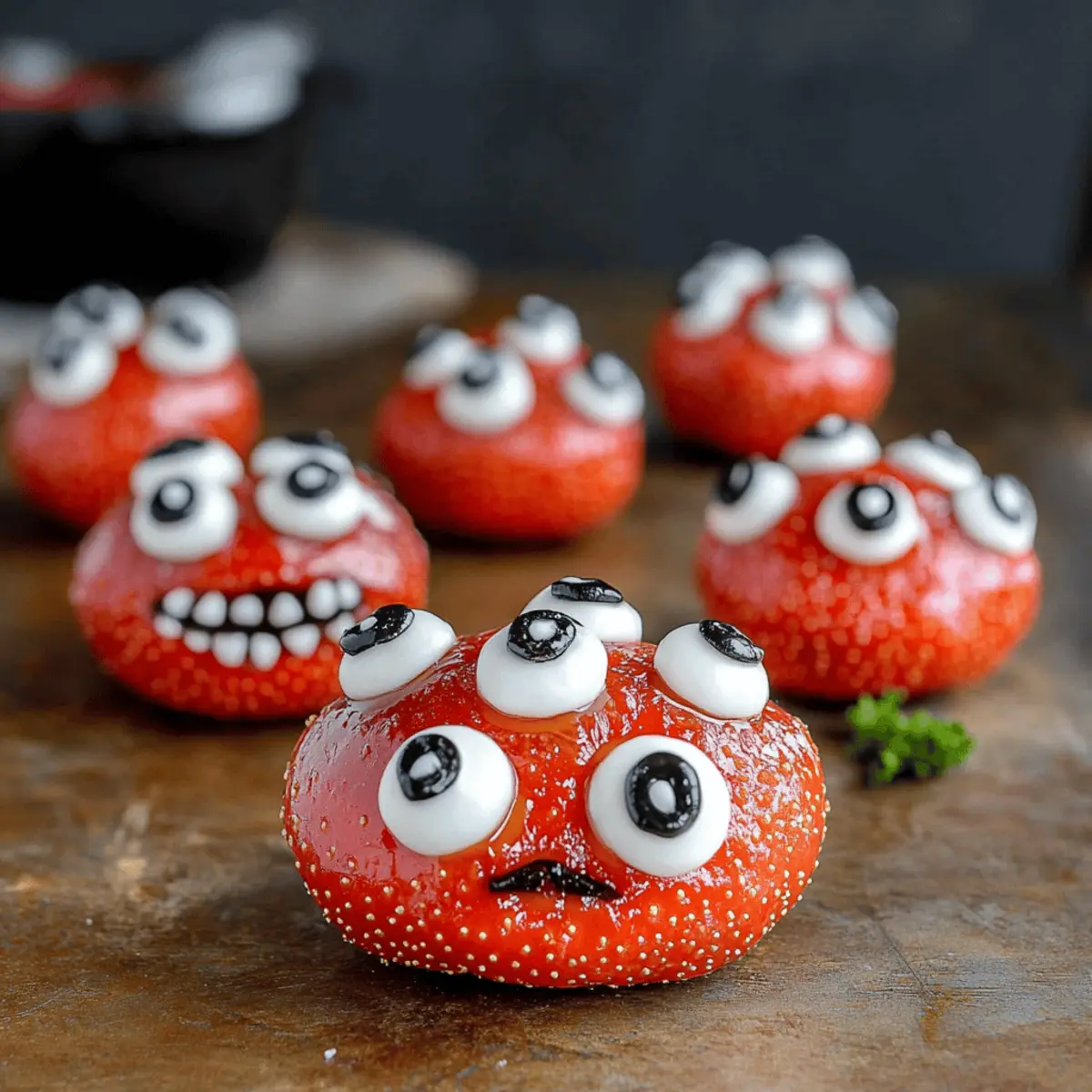 Strawberry Halloween Monsters