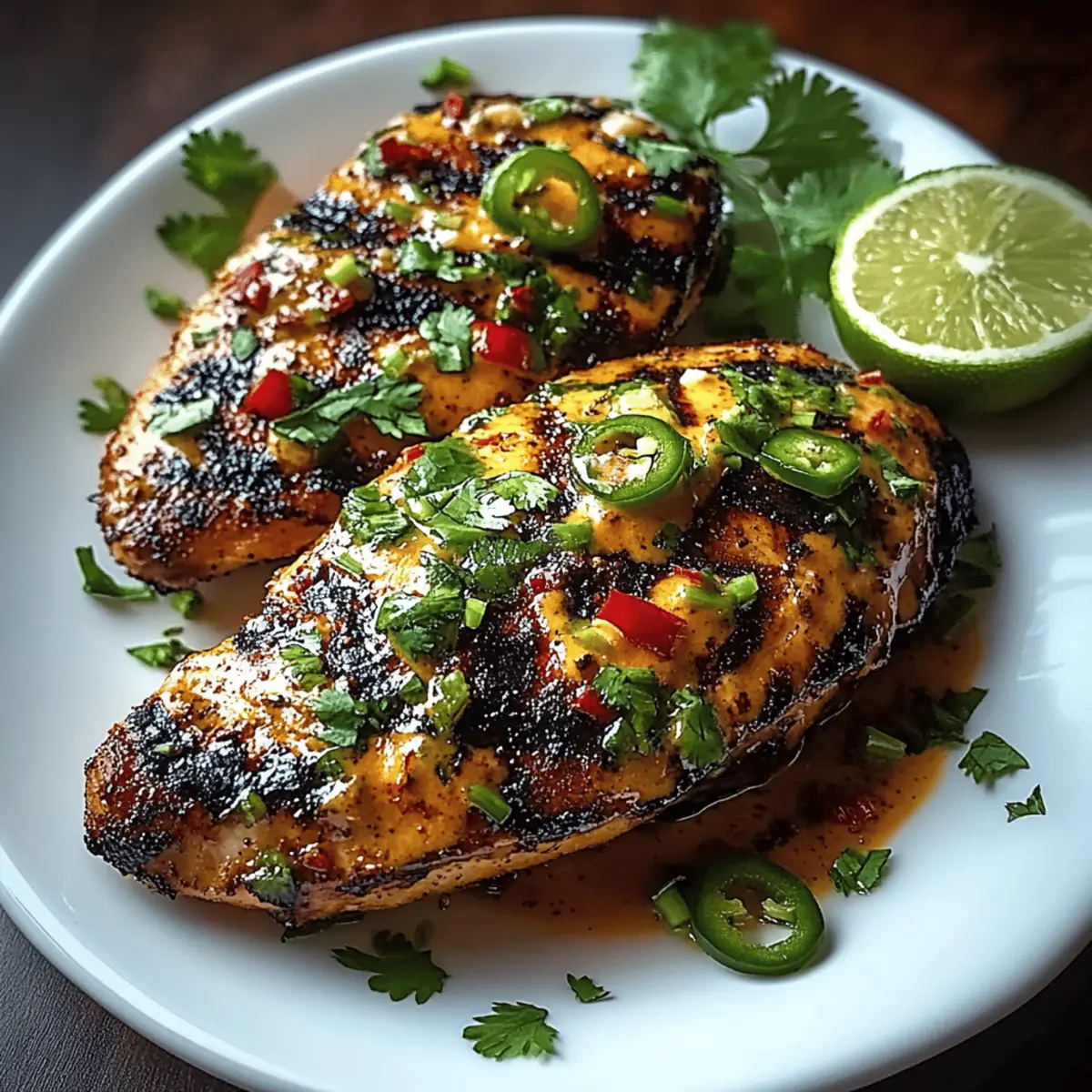Spicy Grilled Jalapeno Chicken