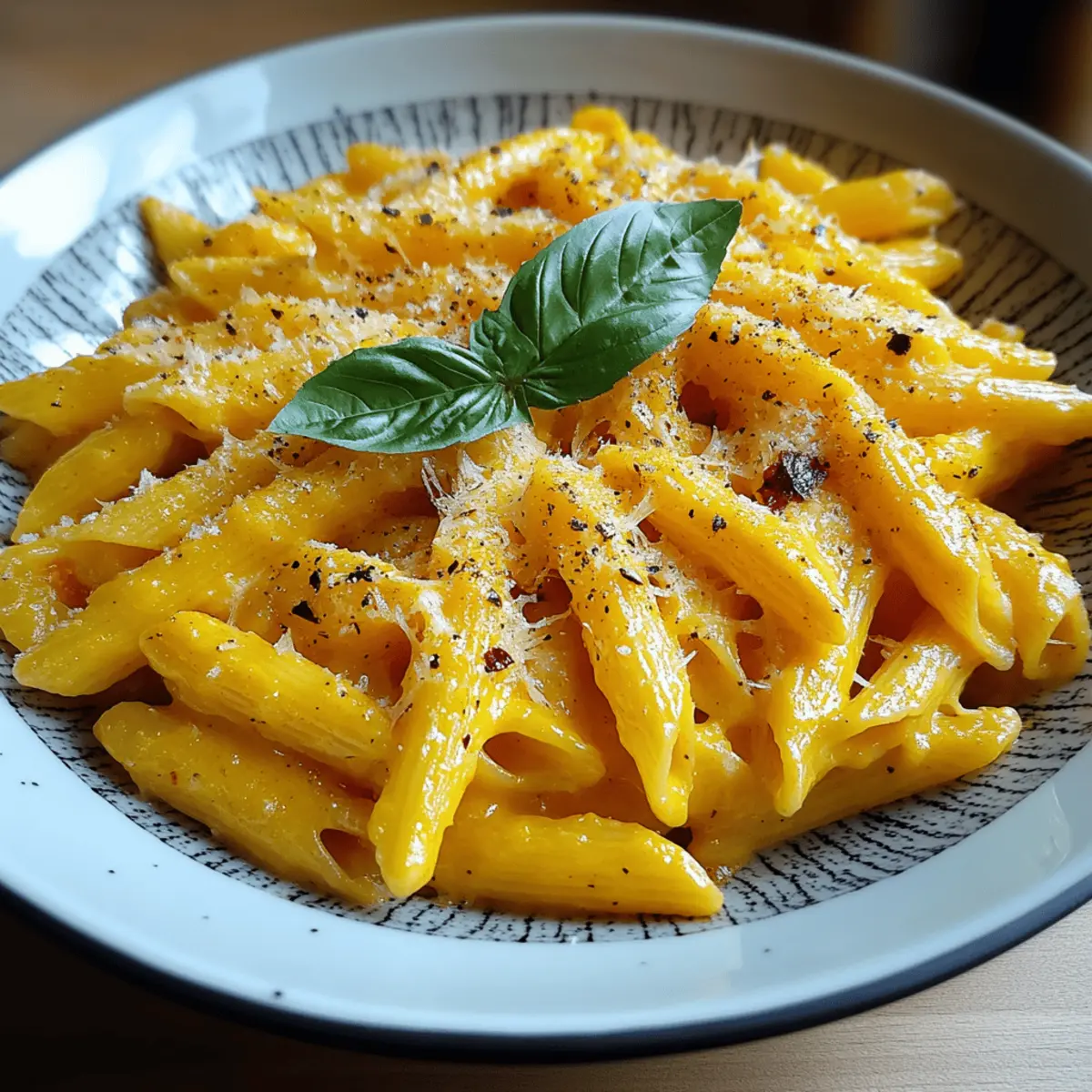 Cheesy Orange Pasta