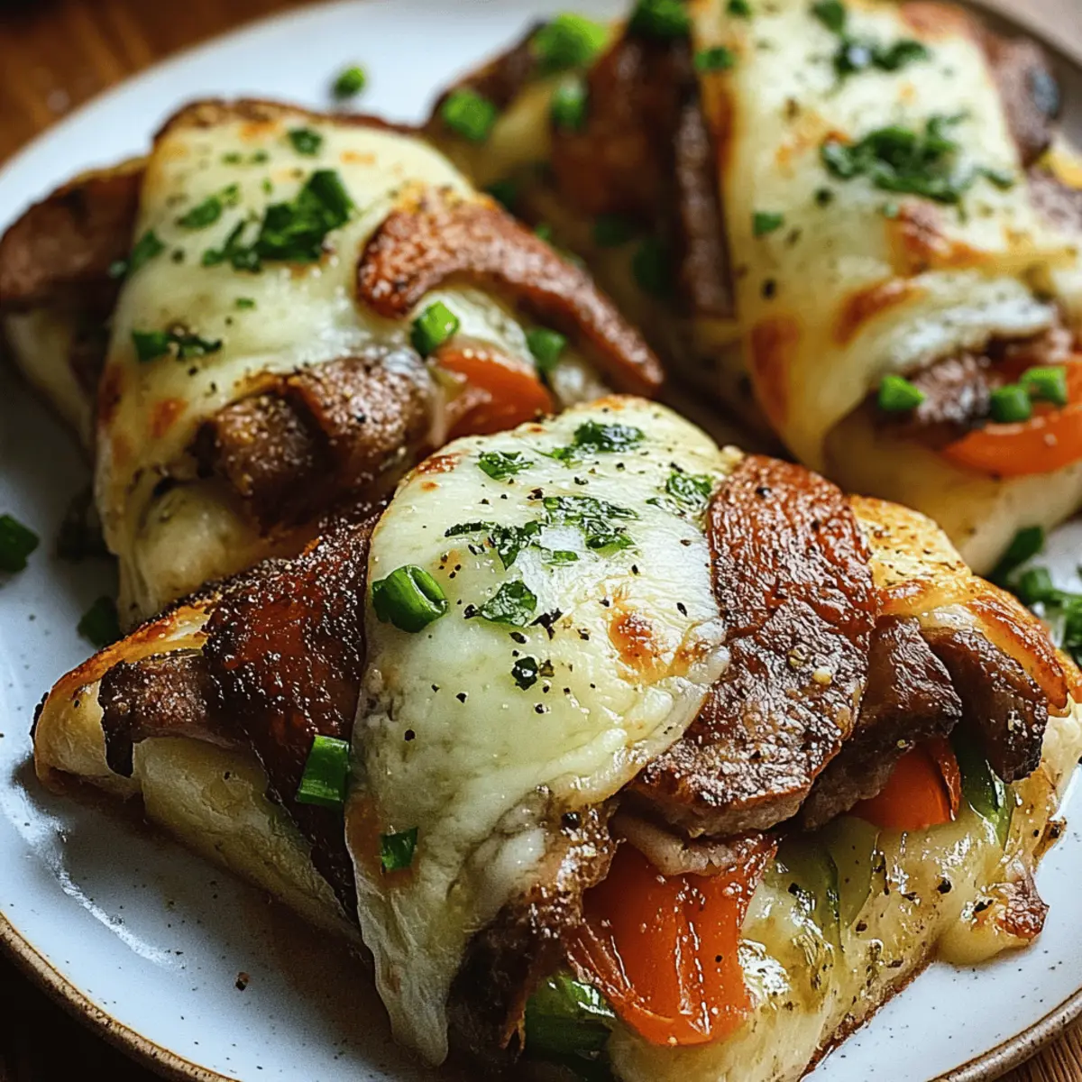 Keto Philly Cheesesteak Roll Ups