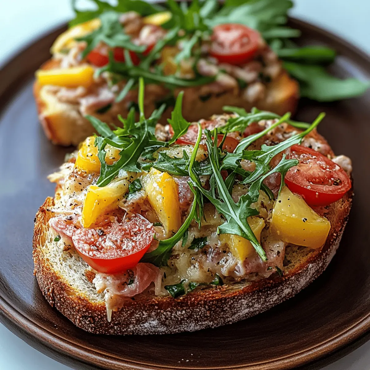 Savory Grilled Tuna Melt with Creamy Cheddar