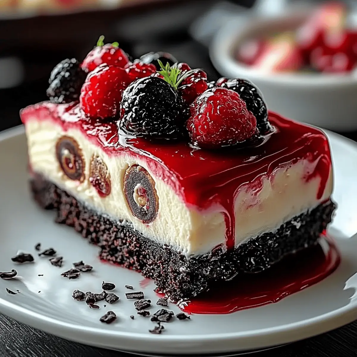 Red Velvet Oreo Cheesecake