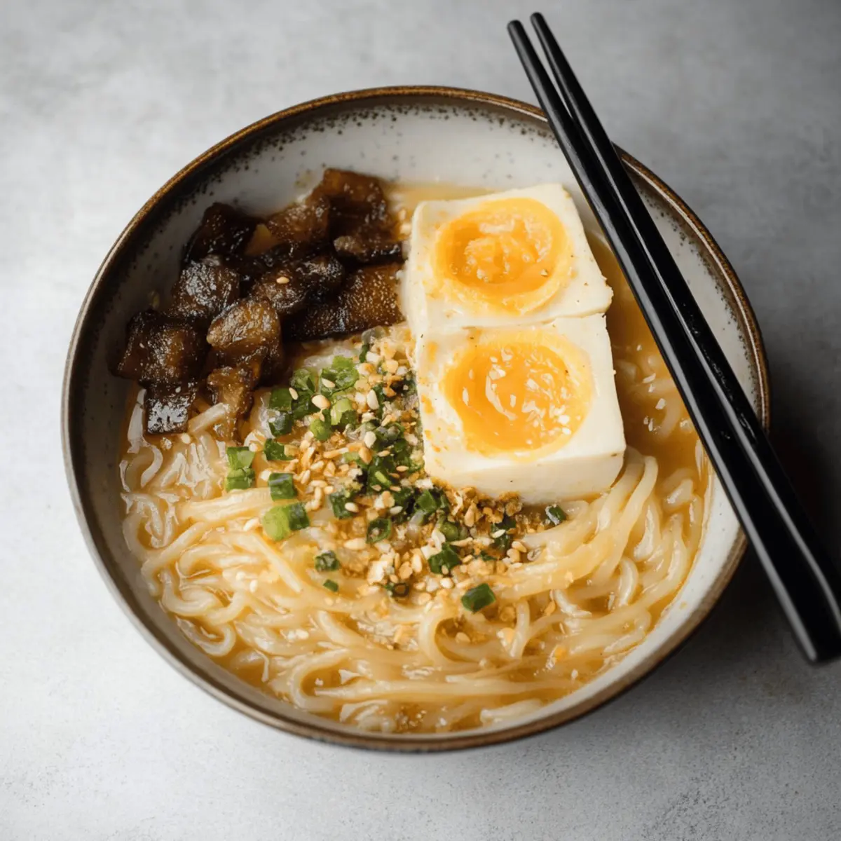 Creamy Vegetarian Peanut Miso Ramen