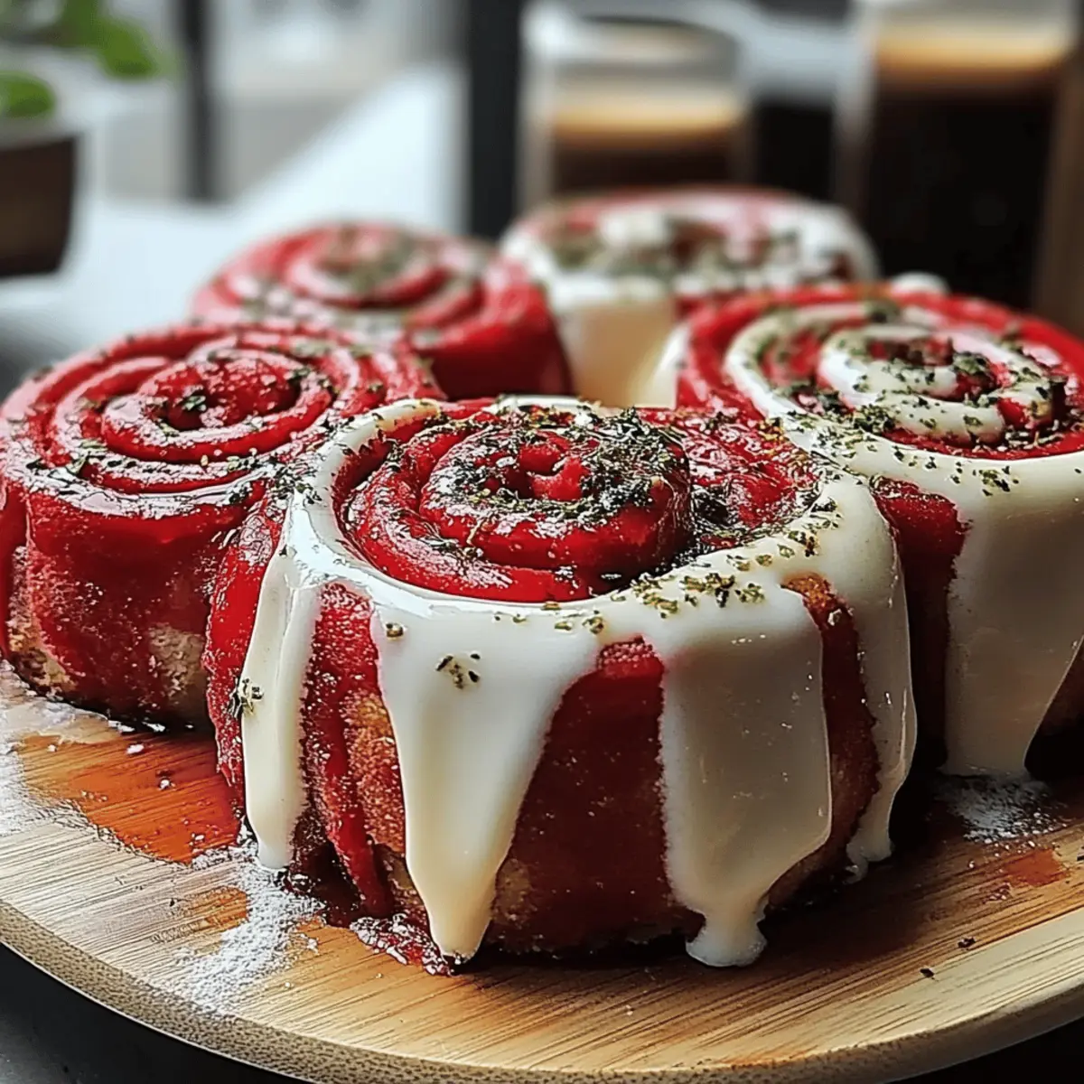 Red Velvet Cinnamon Rolls